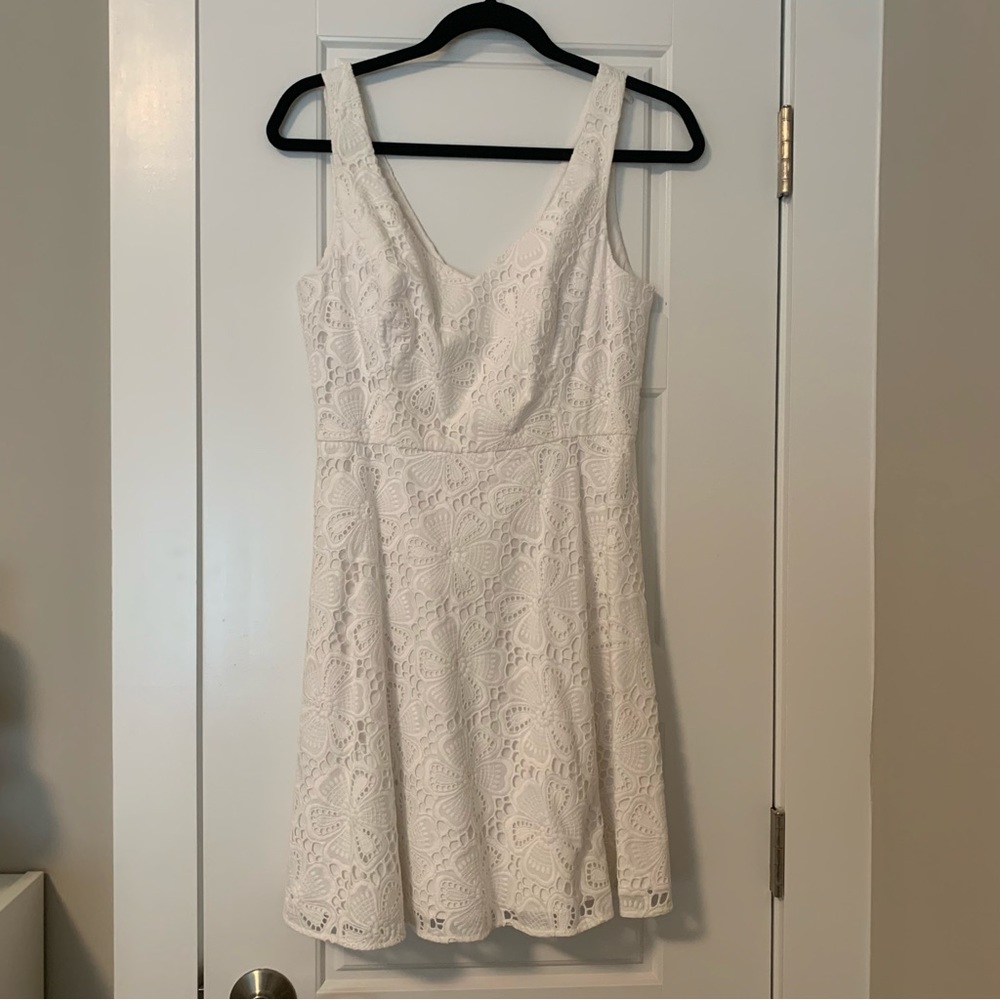 Lilly Pulitzer White Lace Dress
